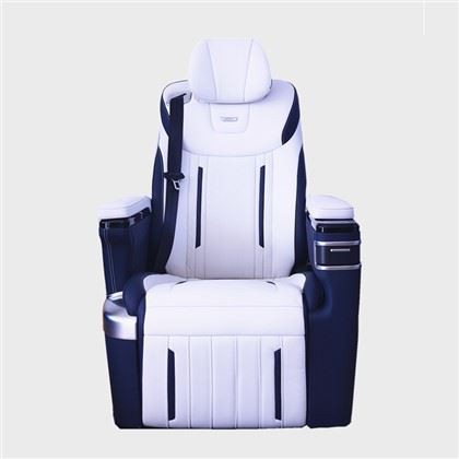 Instalación de asiento de lujo en automóvil empresarial