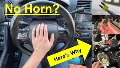 ¿Cuál es la razón por la cual la bocina del auto dejó de sonar de repente?