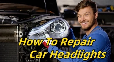 ¿Cómo reparar los faros de un coche?