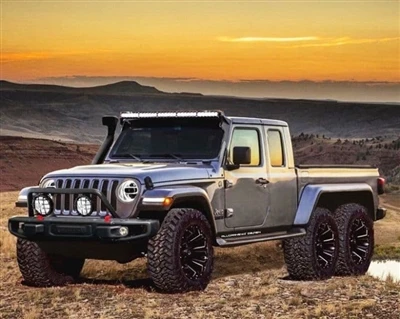 El Jeep Gladiator 2020 se puede actualizar a una versión modificada 6x6.