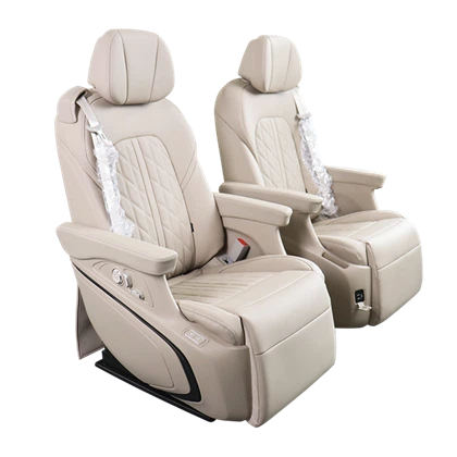 Cómodo asiento de seguridad individual de cuero para negocios